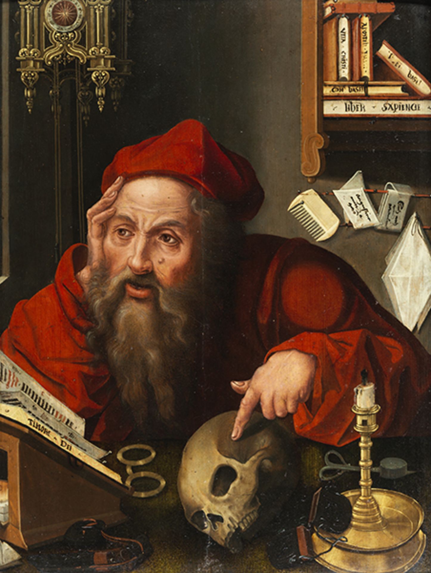 Flämischer Maler des 17. Jahrhunderts in der Nachfolge des Joos van Cleve um 1485 "" um 1540 DER