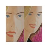 Alex Katz, geb. 1927 New York SASHA 2 Farbserigrafie. Blattmaß: 86 x 86 cm. Links unten signiert,