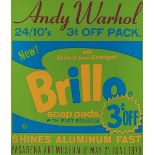 Andy Warhol, 1928 Pittsburgh "" 1987 New York BRILLO, 1970 Farbsiebdruck/ Plakat 74,5 x 65 cm.