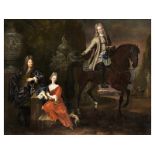 van Bleeck, Richard, zug.um 1670 Den Haag - 1733 London Portrait zweier Männer und einer Frau i