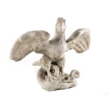 Marmoradler Höhe: 62 cm. Italien, 17. Jahrhundert. In weißgrauem Marmor vollplastisch