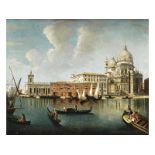 Francesco Albotto, 1721/22 Venedig "" 1757 ebenda VEDUTE MIT ANSICHT DER PUNTA DELLA DOGANA UND
