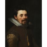 Jan Anthonisz van Ravesteyn, um 1572 Den Haag "" 1657 ebenda, zug. PORTRAIT EINES MANNES MIT DER