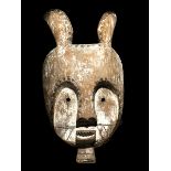 Maske der Fang Höhe: 46,5 cm. Gabun / südliches Kamerun, Volk der Fang. Die Ethnie ist im Süden