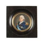 Marguerite Gérard, Grasse 1761 "" Paris 1837, zug. Miniatur mit König Louis XVIII Durchmesser: 9,5