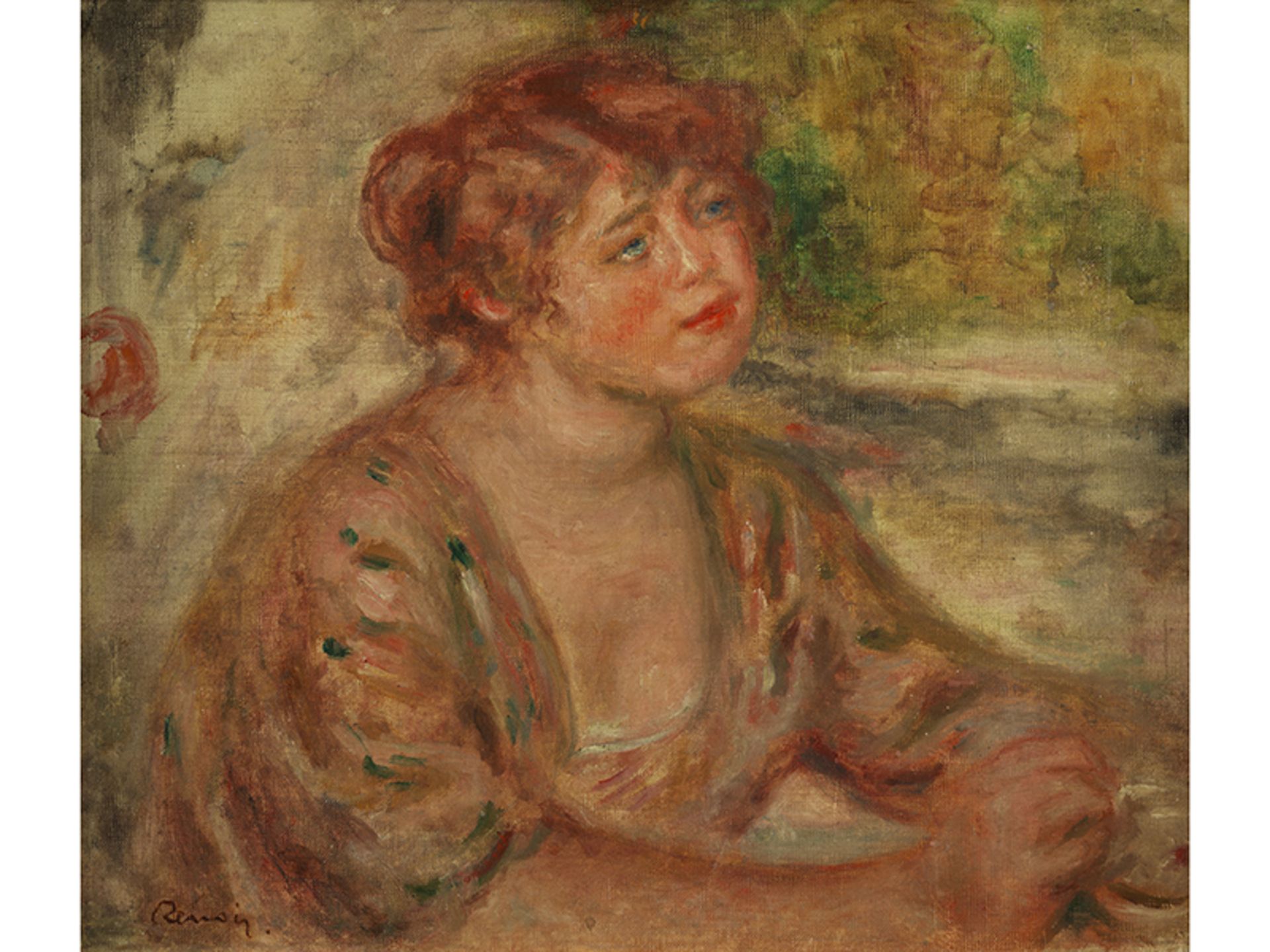 Pierre-Auguste Renoir, 1841 Limoges "" 1919 Cagnes Bedeutender Maler der französischen klassischen