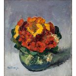 Kees van Dongen, 1877 Delfshaven "" 1968 Monte Carlo BOUQUET DE FLEURS Öl auf Holz. 30,8 x 27,3