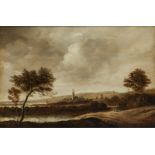 Croos, zug., Anthony Jansz van der1606/07 - 1665 Holländische Flusslandschaft mit Stadtansicht