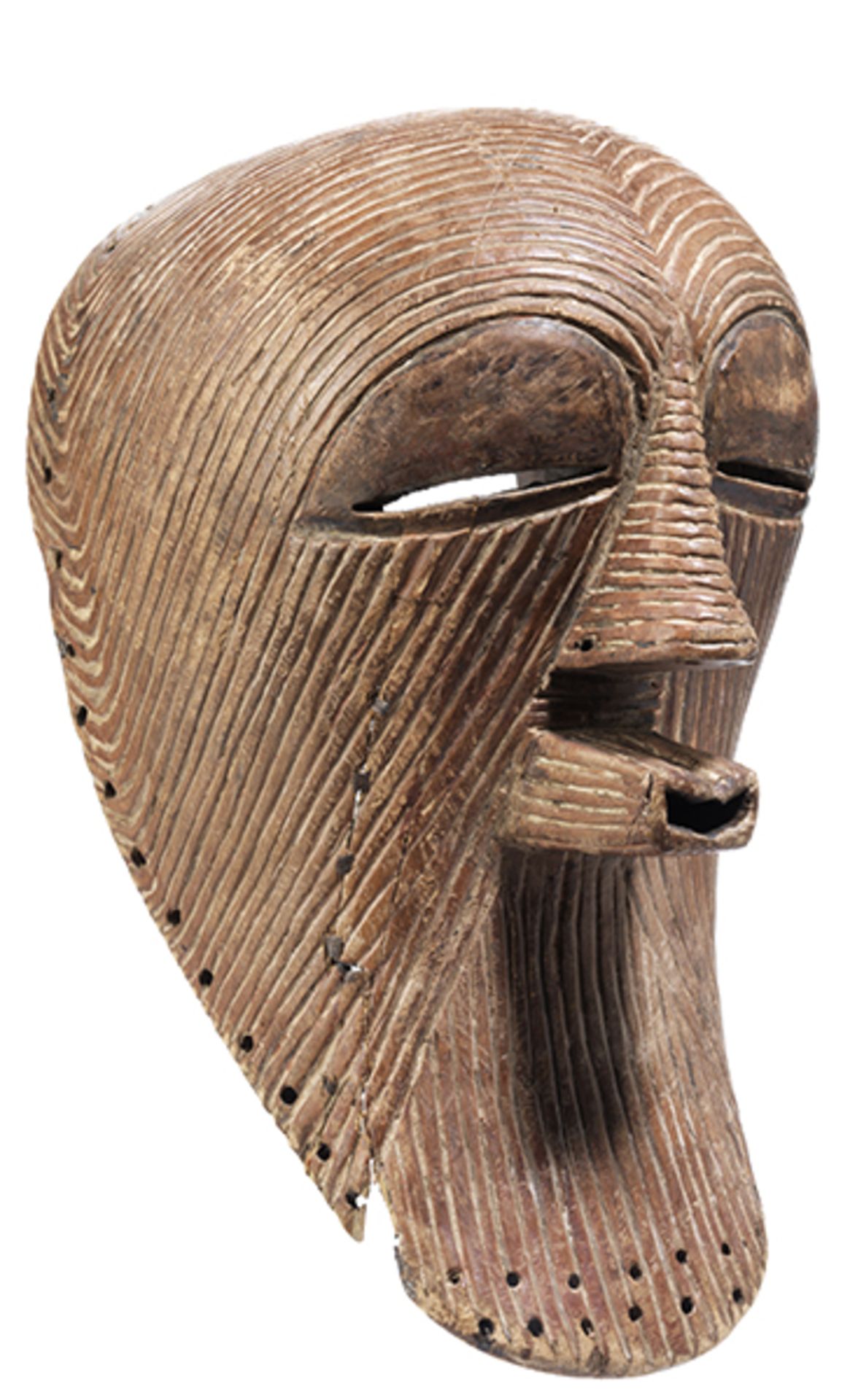 Kifwebe-Maske Höhe: 36 cm. Songye, Demokratische Republik Kongo. Für das Volk der Songye typische - Bild 5 aus 9