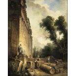 Maler des 18. Jahrhunderts, aus dem Kreis der Malerfamilie WinckArchitekturcapriccio mit antike