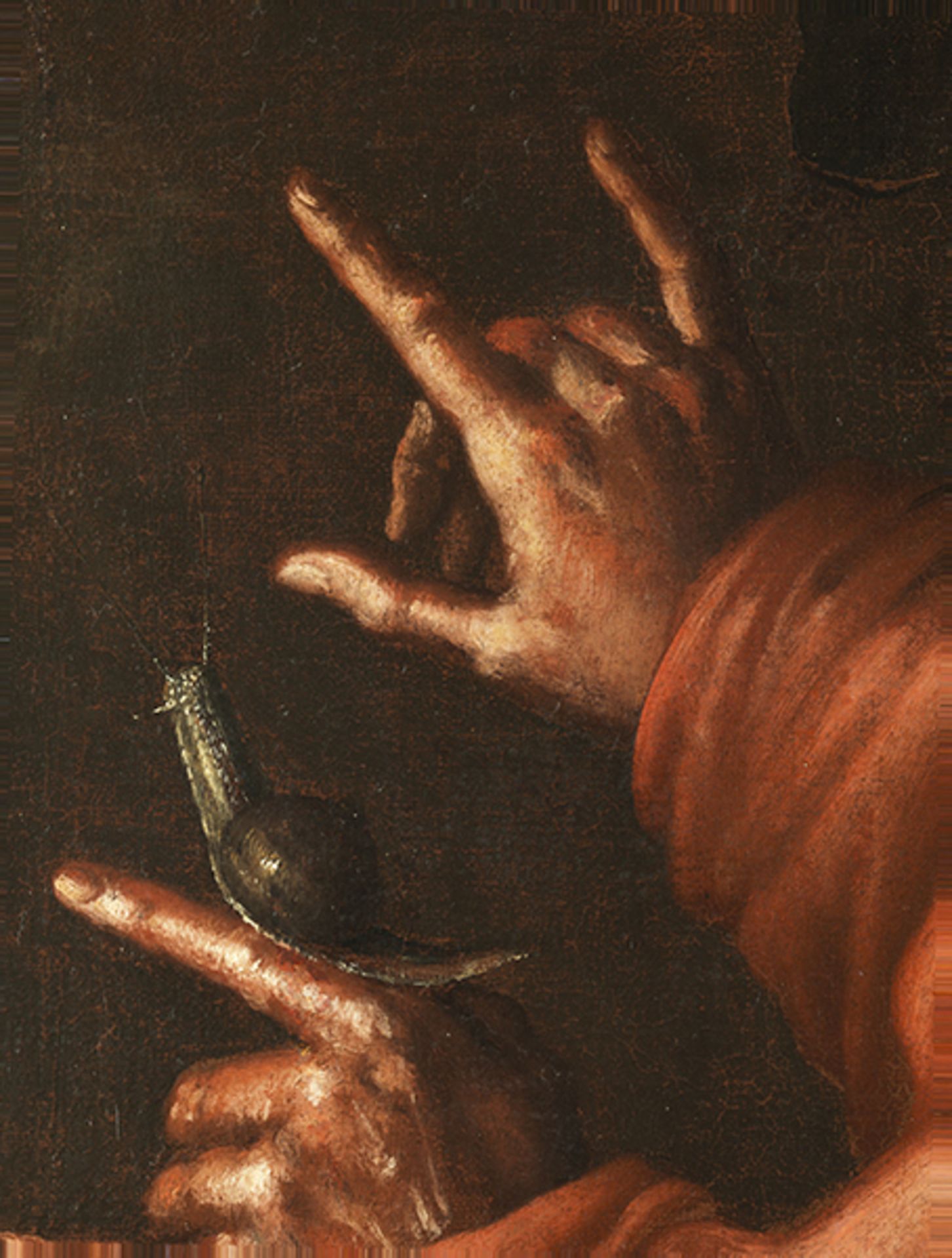 Maler des 17. Jahrhunderts LA BUONA VENTURA (DAS GLÜCK) Öl auf Leinwand. Doubliert. 95 x 75 cm. - Bild 3 aus 6