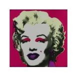 Andy Warhol, 1928 Pittsburgh "" 1987 New York MARILYN, EINLADUNG (CASTELLI GRAPHICS) Siebdruck. 30 x