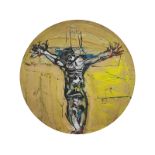 Graham Vivian Sutherland, 1903 Streatham, London "" 1980 ebenda CRUCIFIXION STUDY Mischtechnik auf