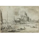 Francesco Guardi (1712 "" 1793) und Giacomo Guardi (1764 "" 1835) VENEDIG, BLICK AUF DIE BASILIKA