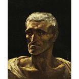 Théodore Gericault, 1791 "" 1824 PORTRAIT DE NAUFRAGÉ (AUCH TÊTE D'ÉTUDE) Öl auf Leinwand.