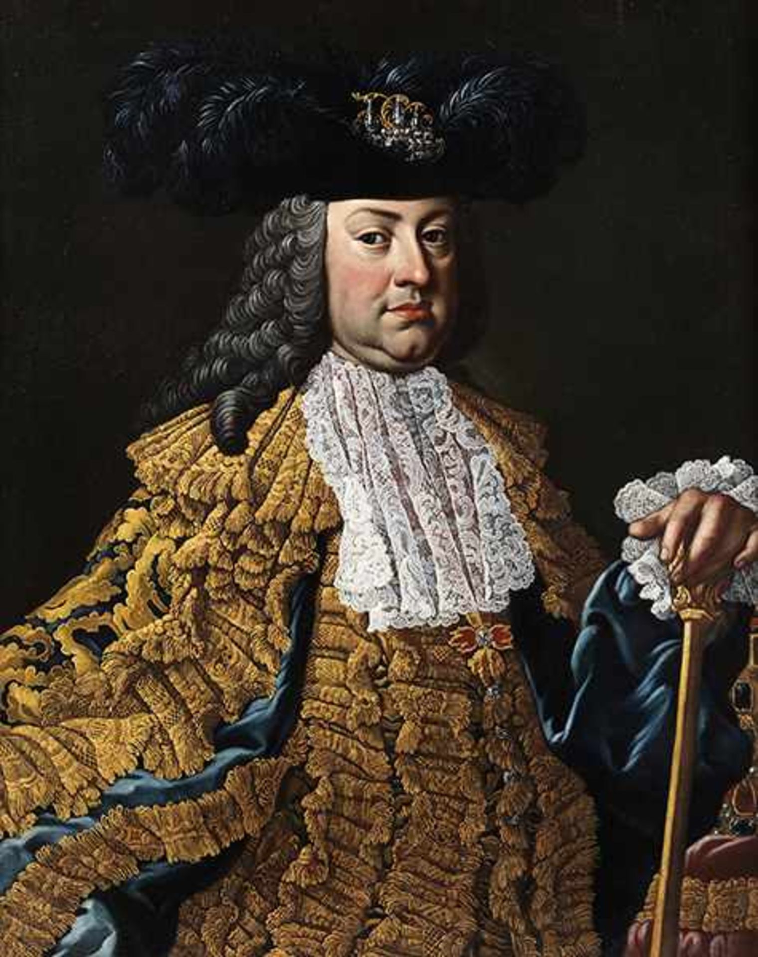 Martin van Meytens, 1695 Stockholm "" 1770 Wien, Nachfolge Gemäldepaar FRANZ I VON LOTHRINGEN ( - Bild 2 aus 9