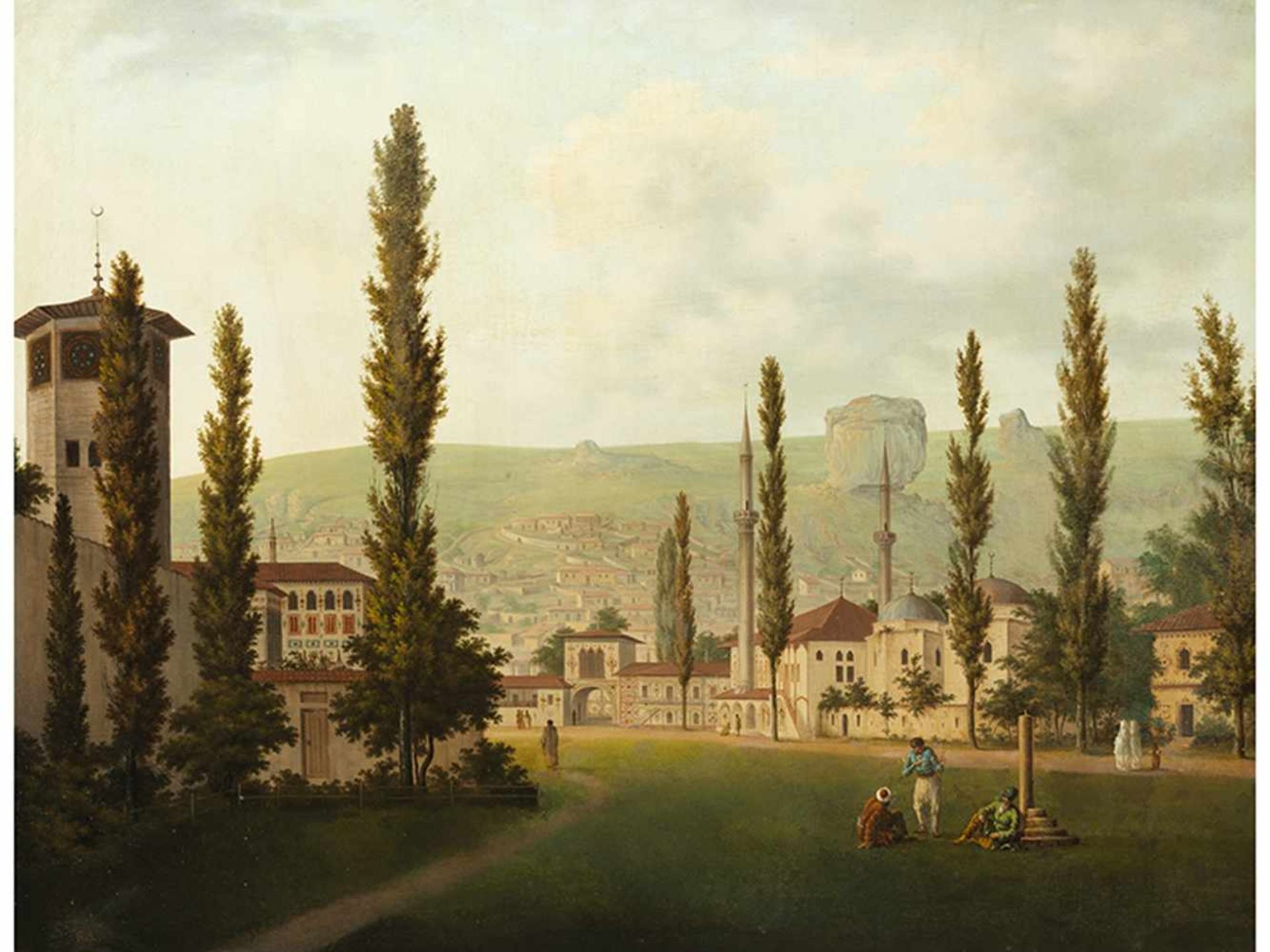 Fedor Ivanovich Gross, 1822 Simferopol "" 1897 Kerch khanpalast von Bachtschyssaraj 82 x 108 cm. - Bild 7 aus 7