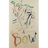 Willem de Kooning, 1904 "" 1997 RAINBOW Farblithografie. Ca. 88 x 60 cm. Rechts mittig in der Platte