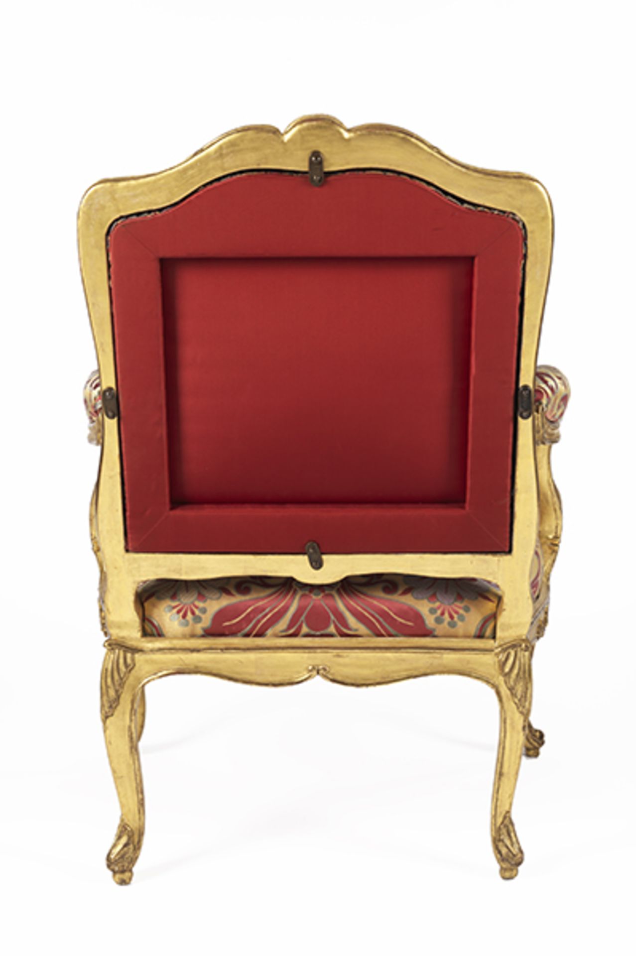 Paar Louis XV-Fauteuils à la reine Lehnhöhe: 99 cm. Breite: 96 cm. Tiefe: 76 cm. Louis Cresson (1706 - Bild 8 aus 13