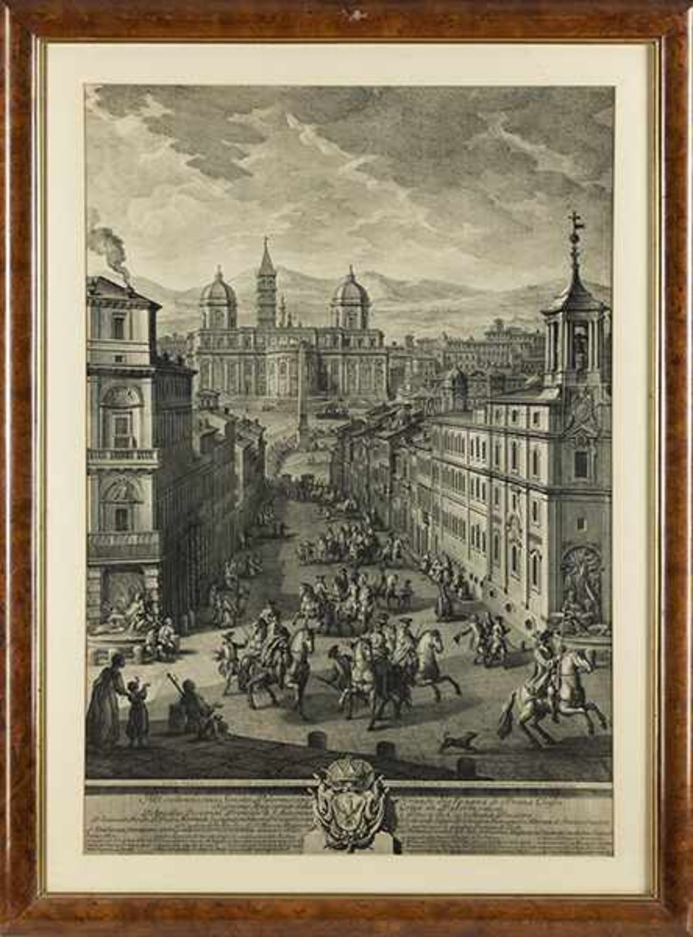 Guiseppe Vasi, 1710 Corleone "" 1782 Rom Bedeutender italienischer Vedutenstecher und Grafiker, - Image 3 of 6