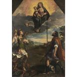 Ippolito Scarsella, genannt "Scarsellino", 1551 Ferrara "" 1620 ebenda MADONNA MIT DEM KIND, DEM