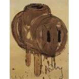 Claes Thure Oldenburg, geb. 1929 Stockholm SKETCH OF A THREE-WAY-PLUG, 1965 Offset-Lithografie. 80,5