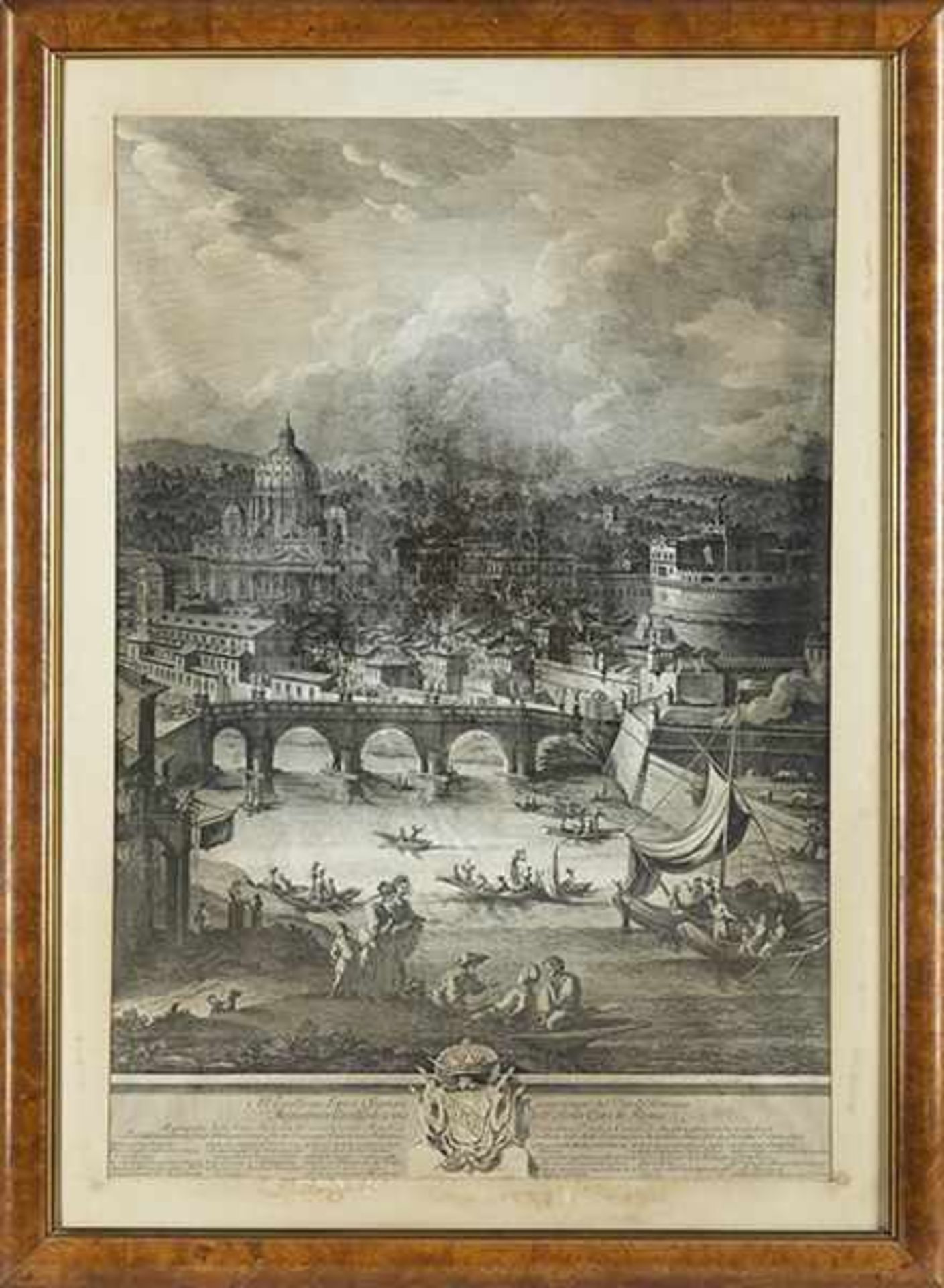Guiseppe Vasi, 1710 Corleone "" 1782 Rom Bedeutender italienischer Vedutenstecher und Grafiker, - Image 2 of 6