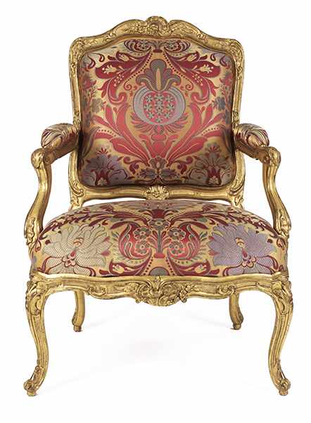 Paar Louis XV-Fauteuils à la reine Lehnhöhe: 99 cm. Breite: 96 cm. Tiefe: 76 cm. Louis Cresson (1706 - Image 7 of 13