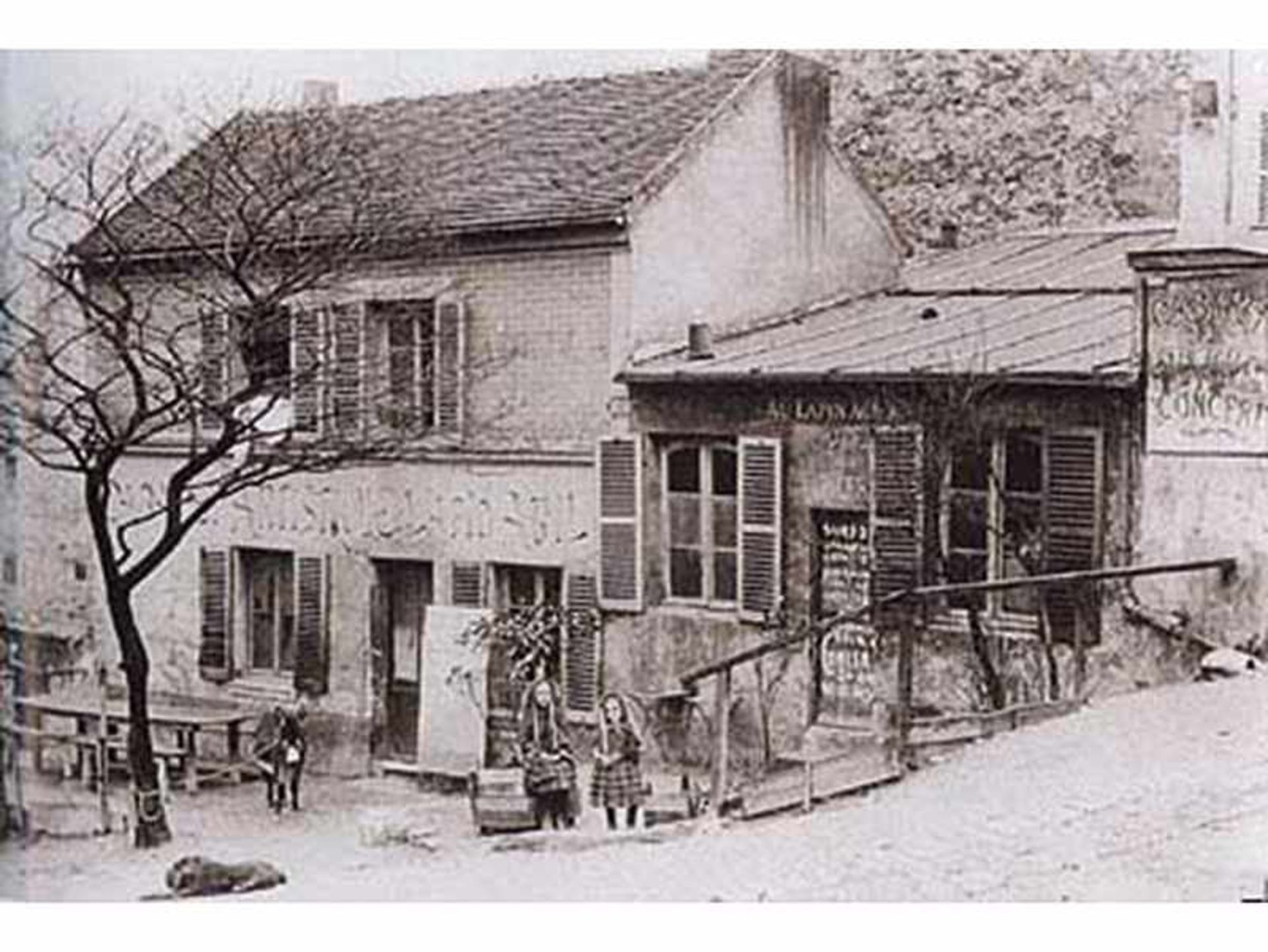Maurice Utrillo, 1883 Paris "" 1955 Dax LE LAPIN AGILE SOUS LA NEIGE, UM 1950 Öl auf Leinwand. 37 - Bild 3 aus 6