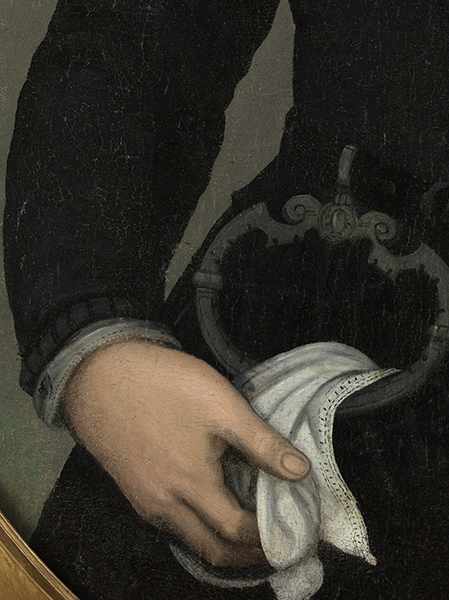 Agnolo di C.Allori Bronzino, 1503 Florenz "" 1572 ebenda, Werkstattnachfolge POSThUMES BILDNIS DES - Image 7 of 11