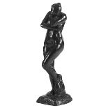 Rodin, nach, Auguste1840 Paris - 1917 Meudon Eva Bronzeguss, dunkel patiniert. Höhe: 78,5 cm. Auf