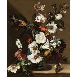 Verelst, Simon, Umkreis1644 Den Haag - 1721 London Blumenstillleben Öl auf Leinwand. Doubliert. 75,4
