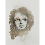 Leonor Fini, 1907 Buenos Aires "" 1996 Paris VISAGE Farblithografie. Blattmaß: 65 x 50 cm. Rechts