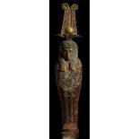 Ptah-Sokar-Osiris aus der Nekropole von AchmimHöhe: 74 cm. Ägyptisch, Ptolemäische Zeit, 332-30 v.
