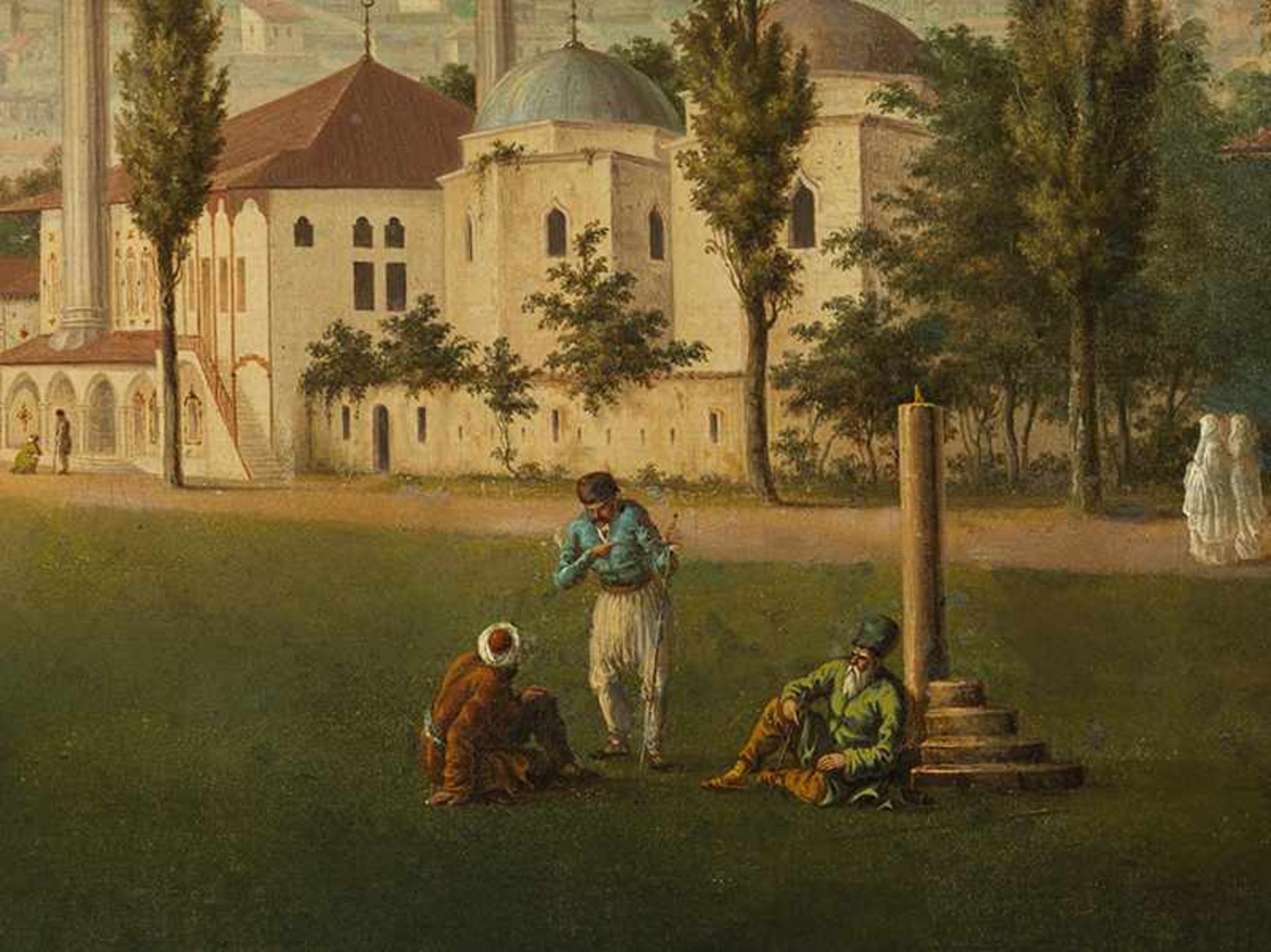 Fedor Ivanovich Gross, 1822 Simferopol "" 1897 Kerch khanpalast von Bachtschyssaraj 82 x 108 cm. - Bild 2 aus 7