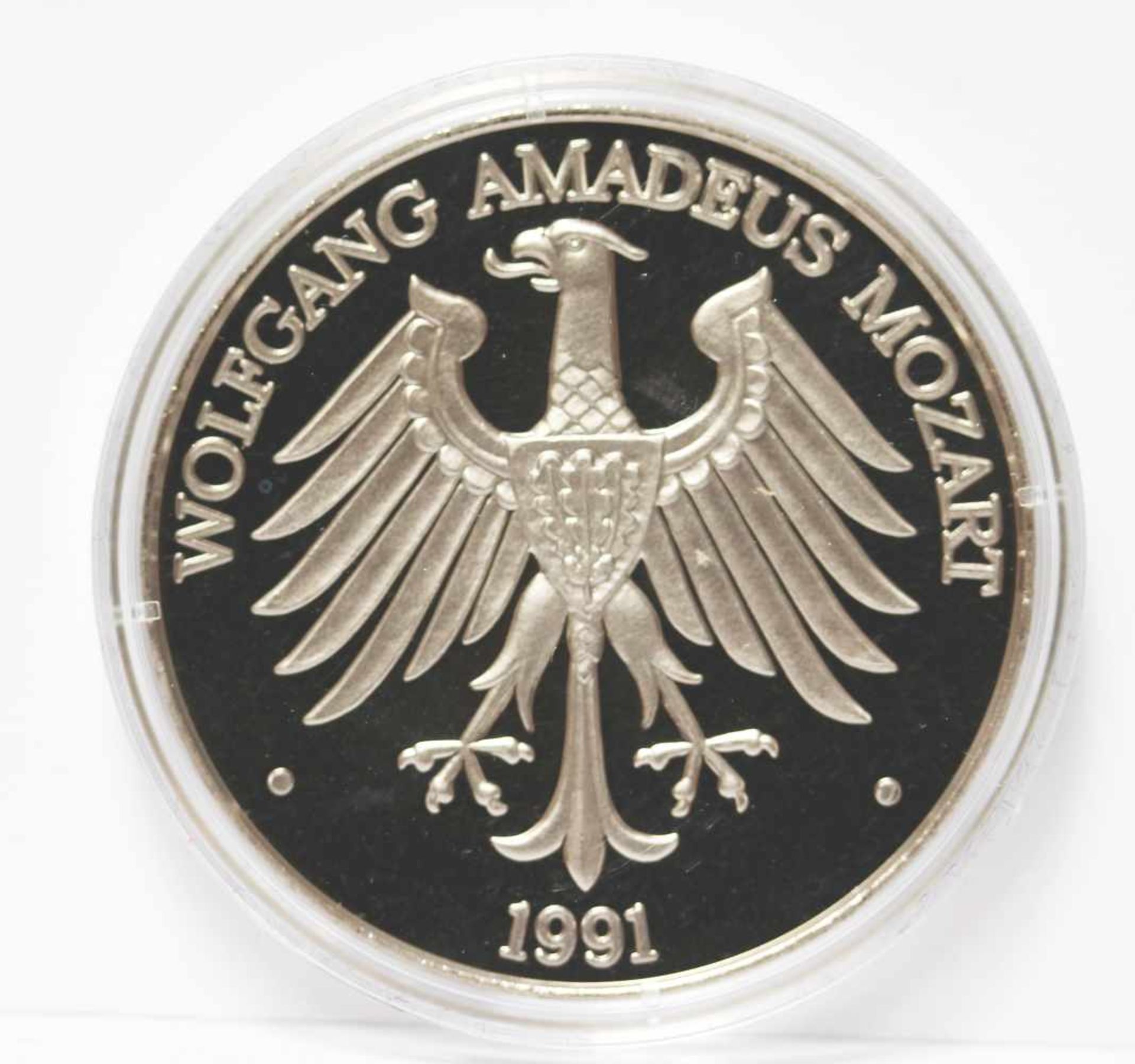 200 Jahre Mozart, MDM, Kupfer/Nickel, PP, Ausgabejahr 1991 - Bild 2 aus 3