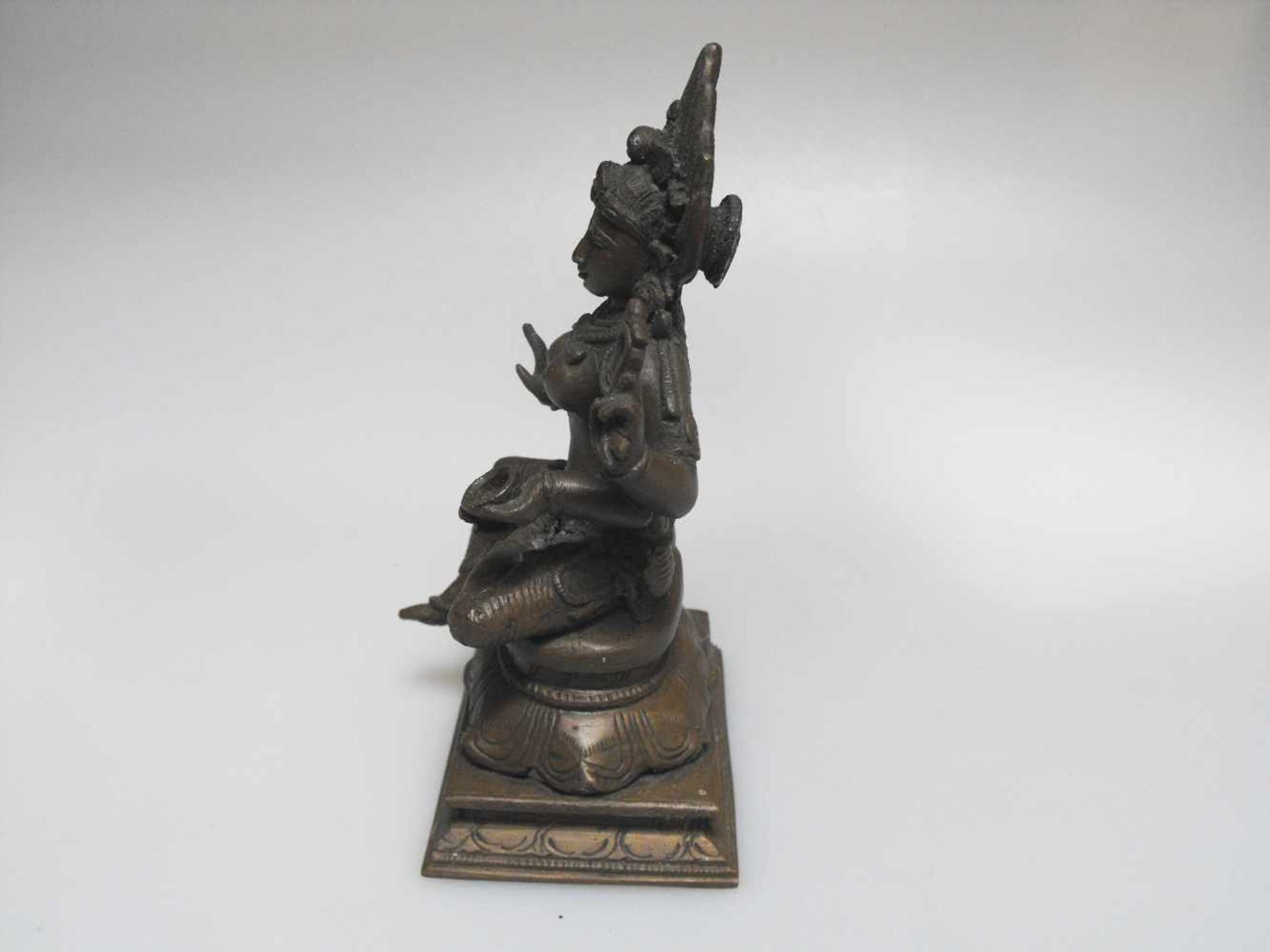 GUANYIN aus dunkler Bronze, - Bild 2 aus 4