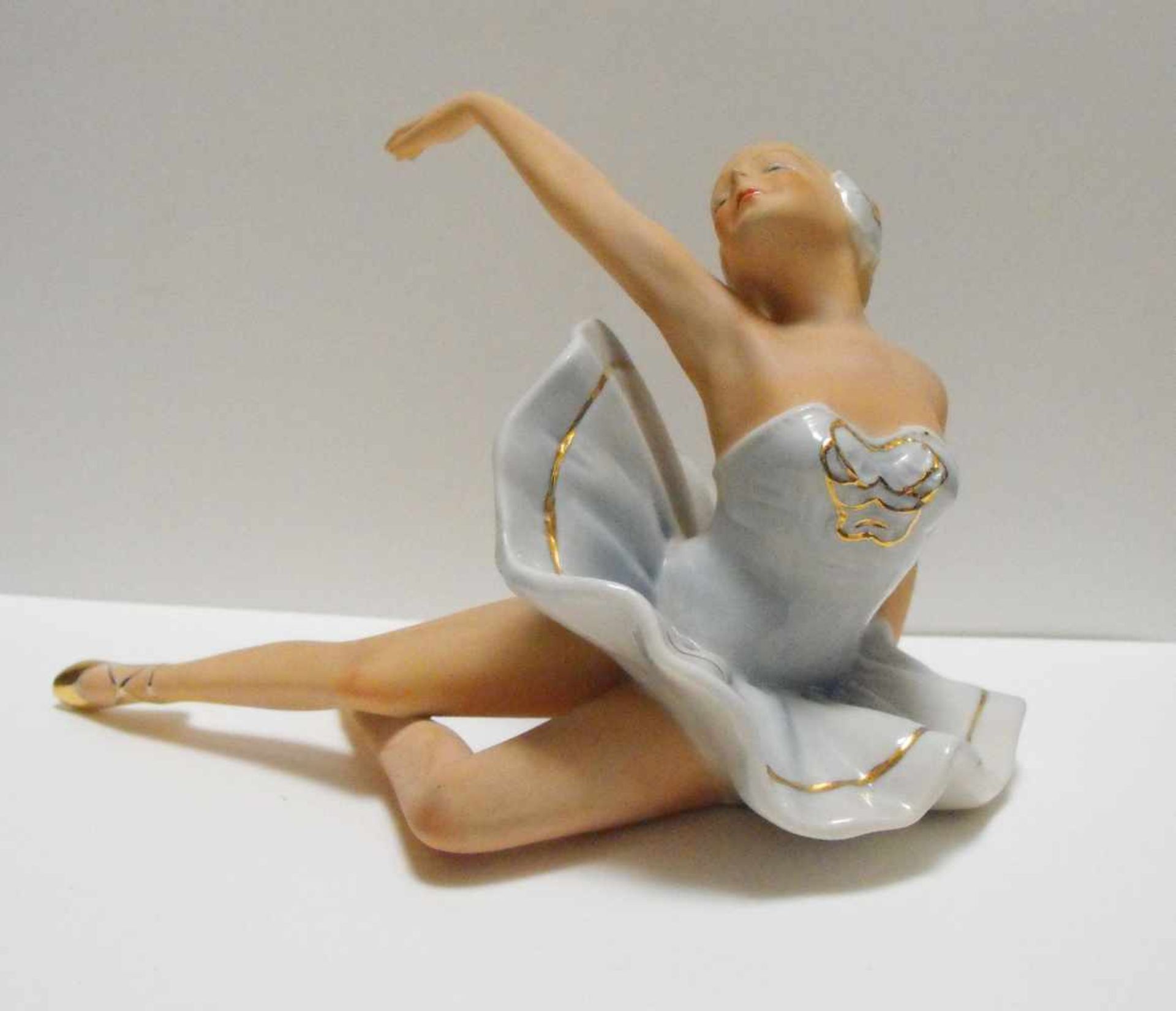 Art Deco Porzellan Figur Tänzerin Ballerina Wallendorf Fasold & Stauch - Bild 2 aus 6