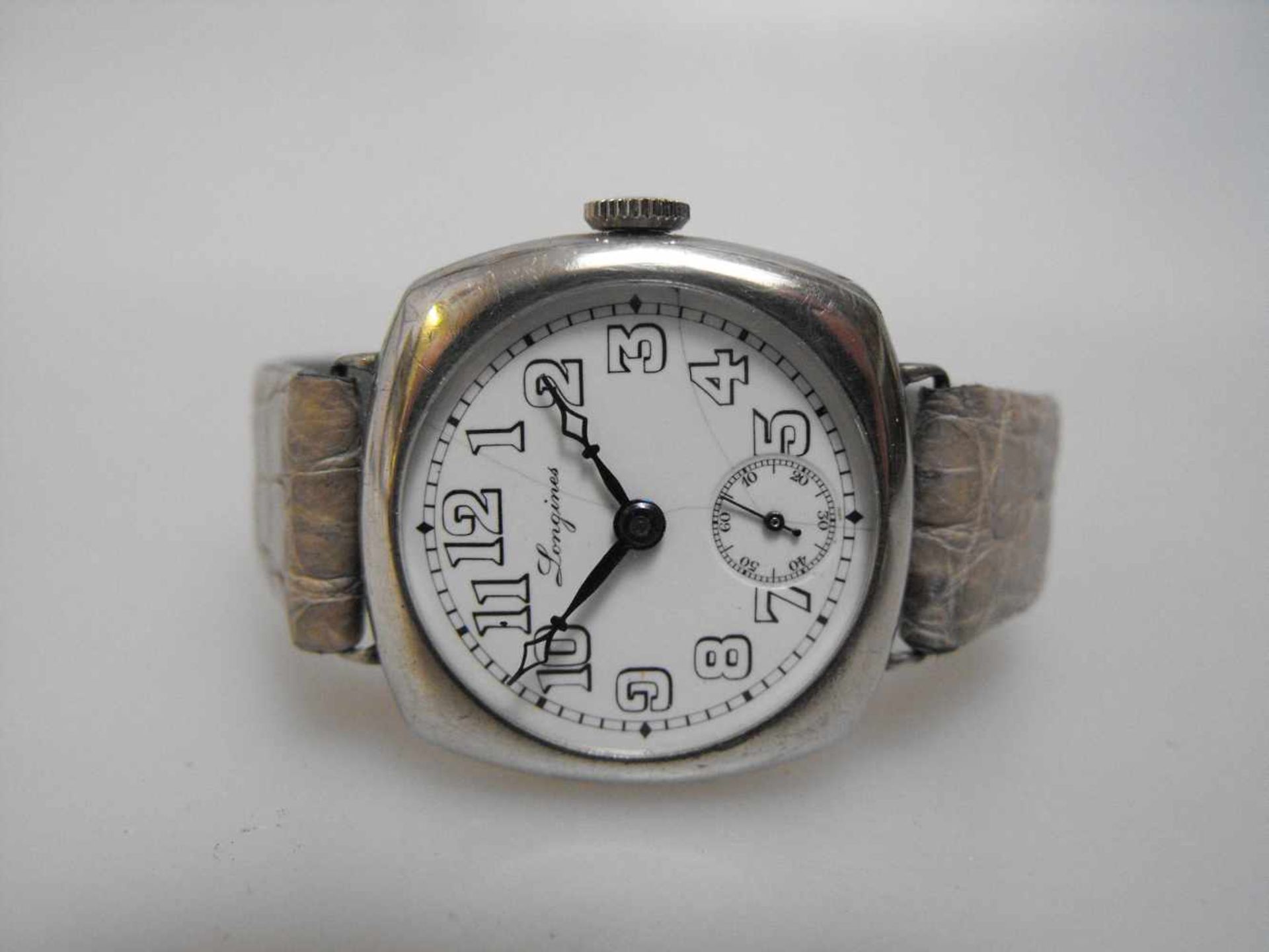 Longines Automatic Cushion Mens Vintage Wrist Watch - circa 1930s