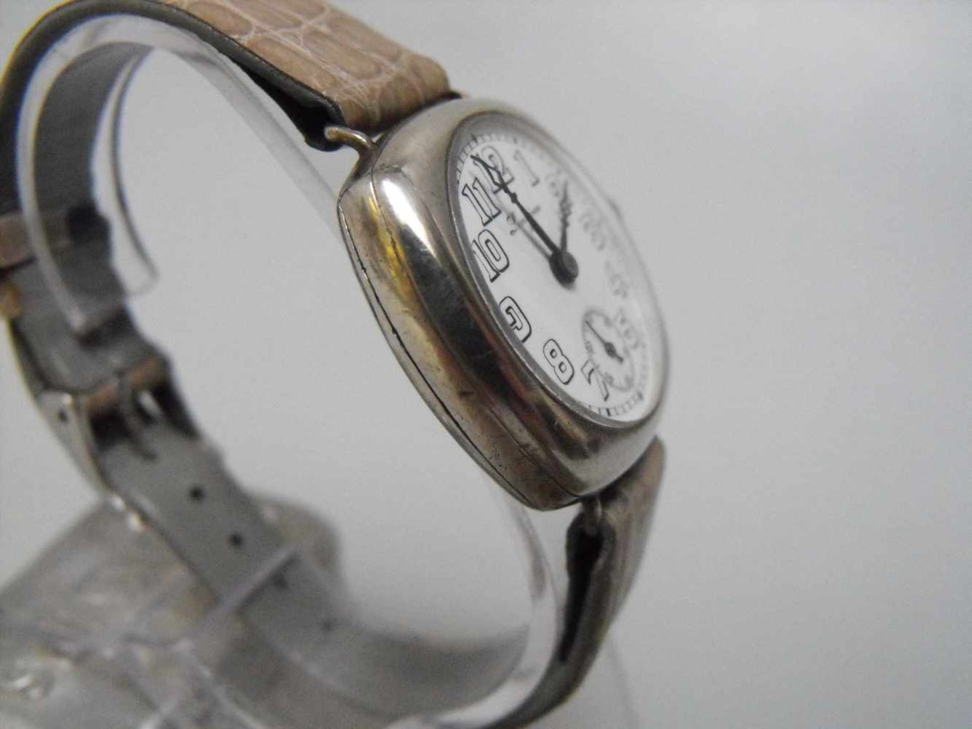 Longines Automatic Cushion Mens Vintage Wrist Watch - circa 1930s - Bild 6 aus 6