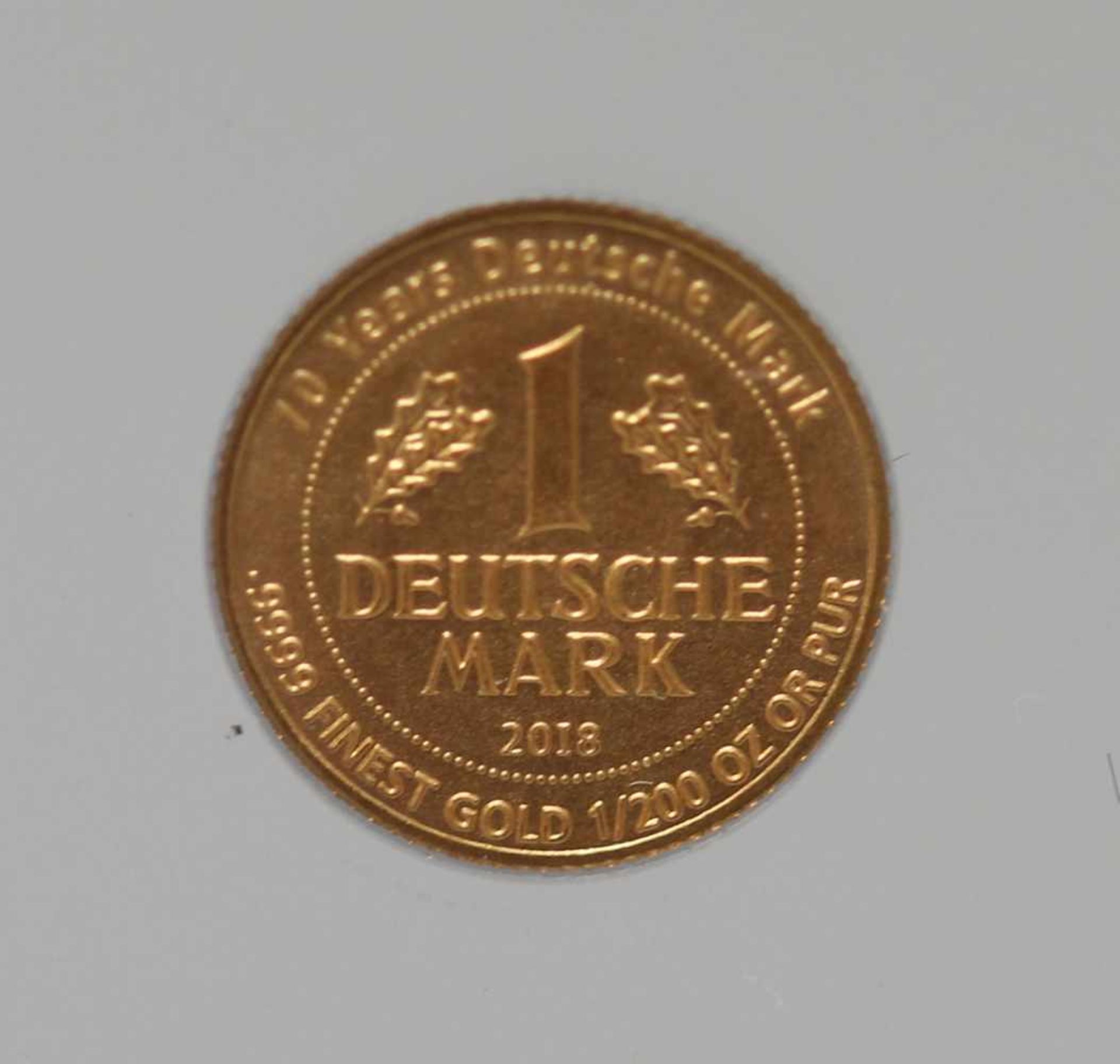 1/200 Unze Gold 70 Jahre Deutsche Mark Gedenkmünze in Gold