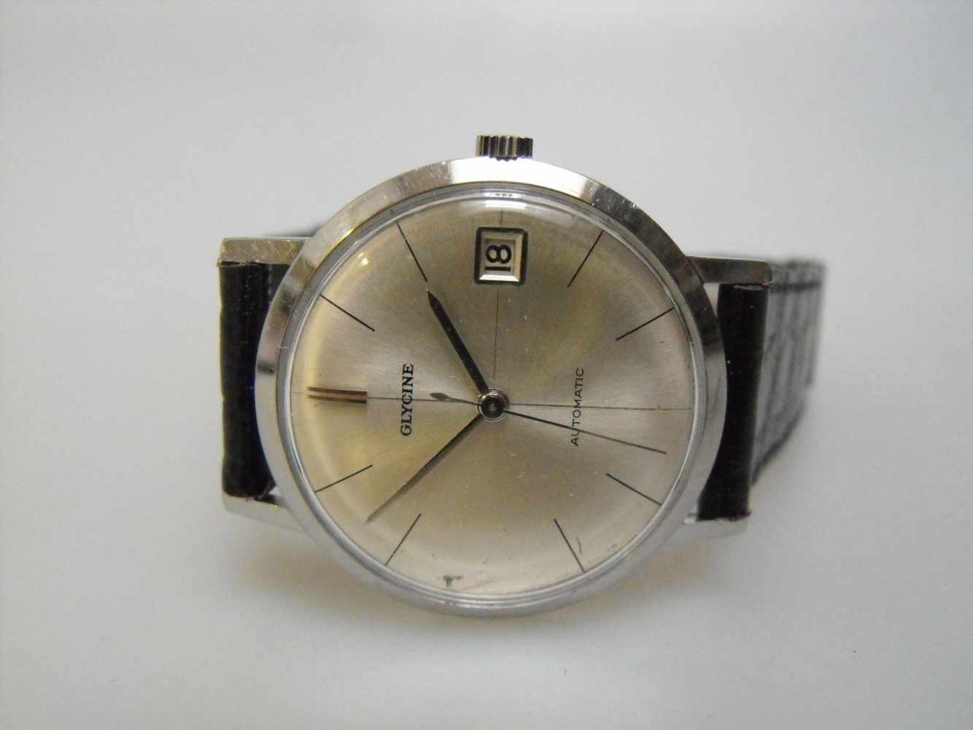 Glycine Automatic Date Mens Vintage Wrist Watch - circa 1950s - Bild 5 aus 7