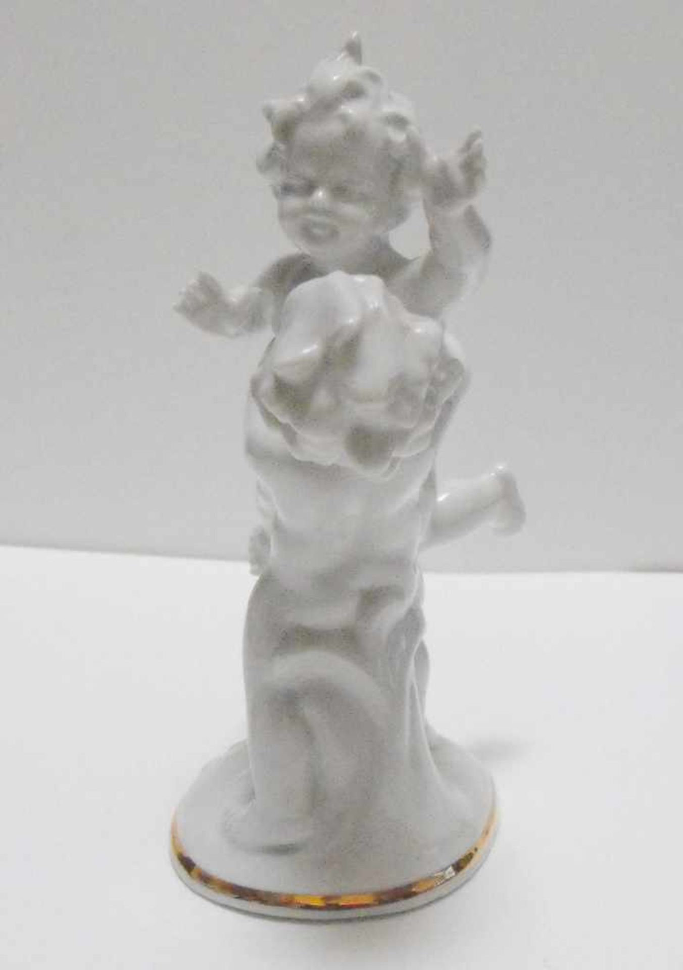 Carl Scheidig Gräfenthal - Porzellan Figur spielende Jungen 1935 - Image 2 of 5
