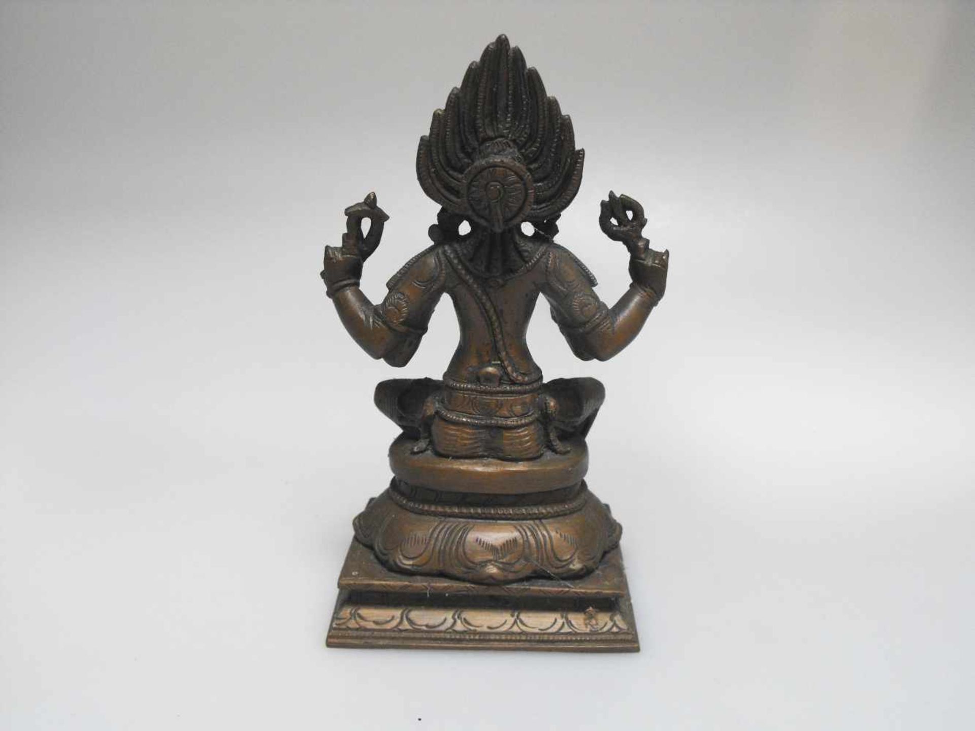 GUANYIN aus dunkler Bronze, - Bild 3 aus 4