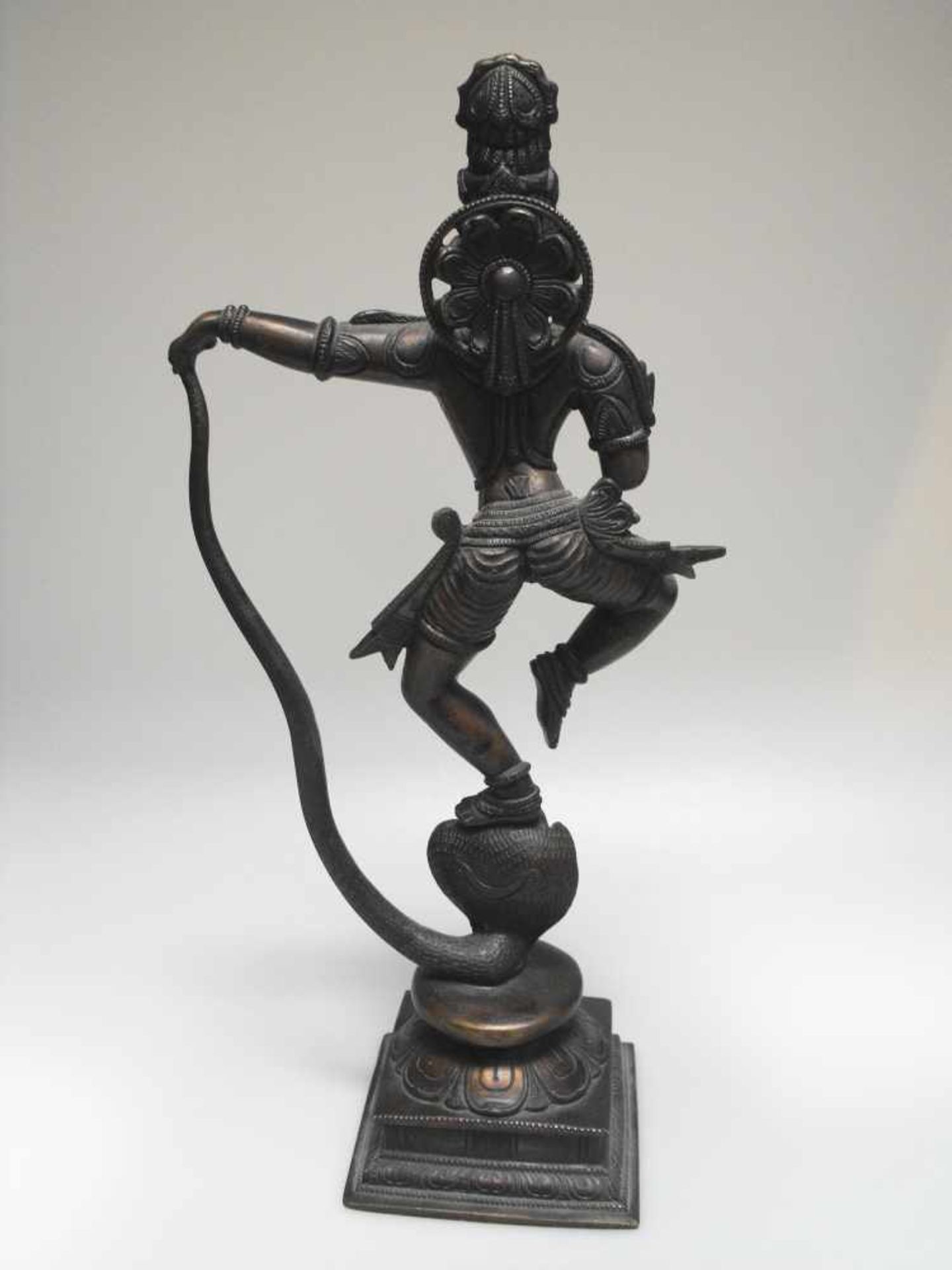 Hindu Gott Shiva stehend auf Schlange - Image 4 of 6