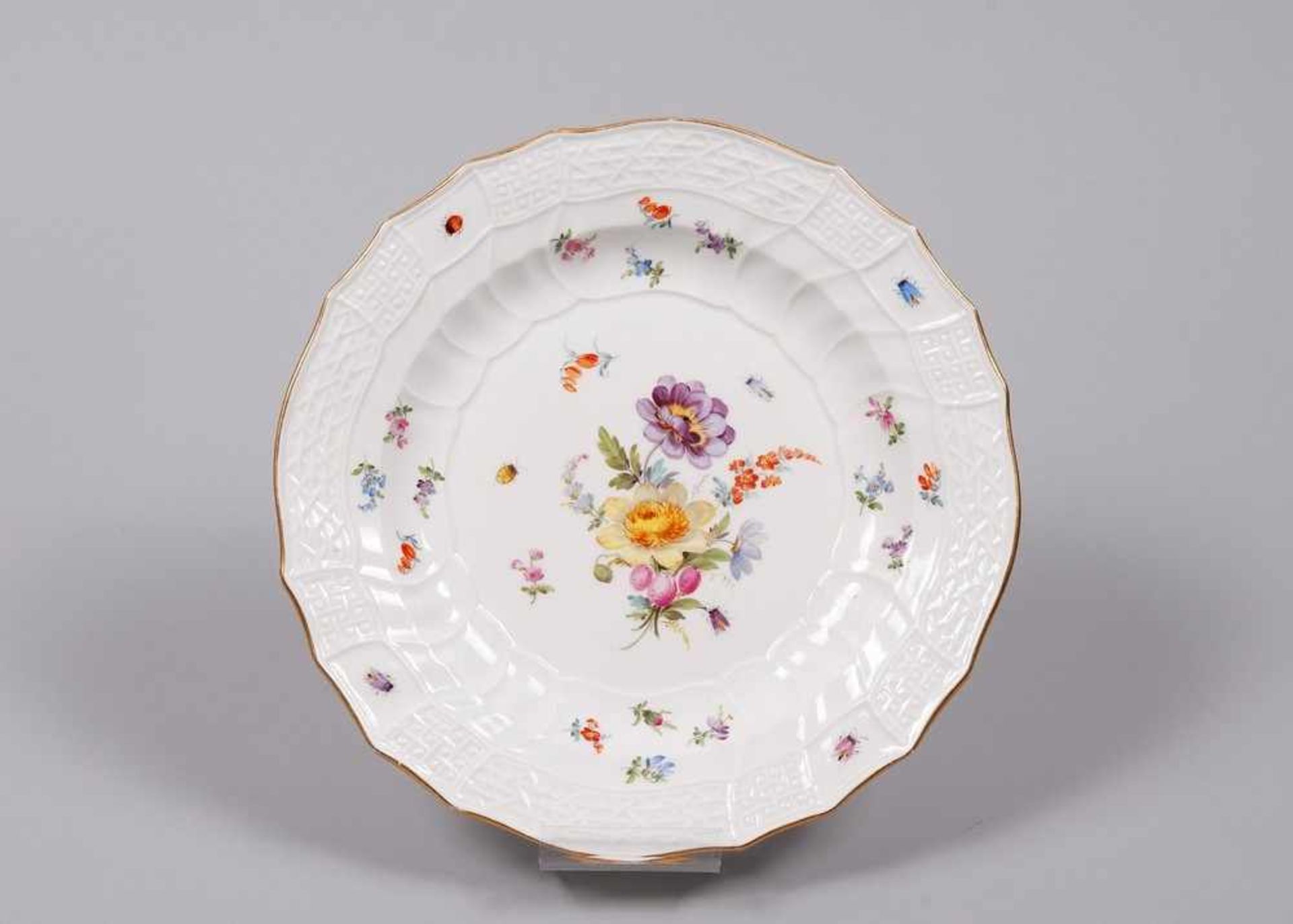 Teller, Meissen, um 1900