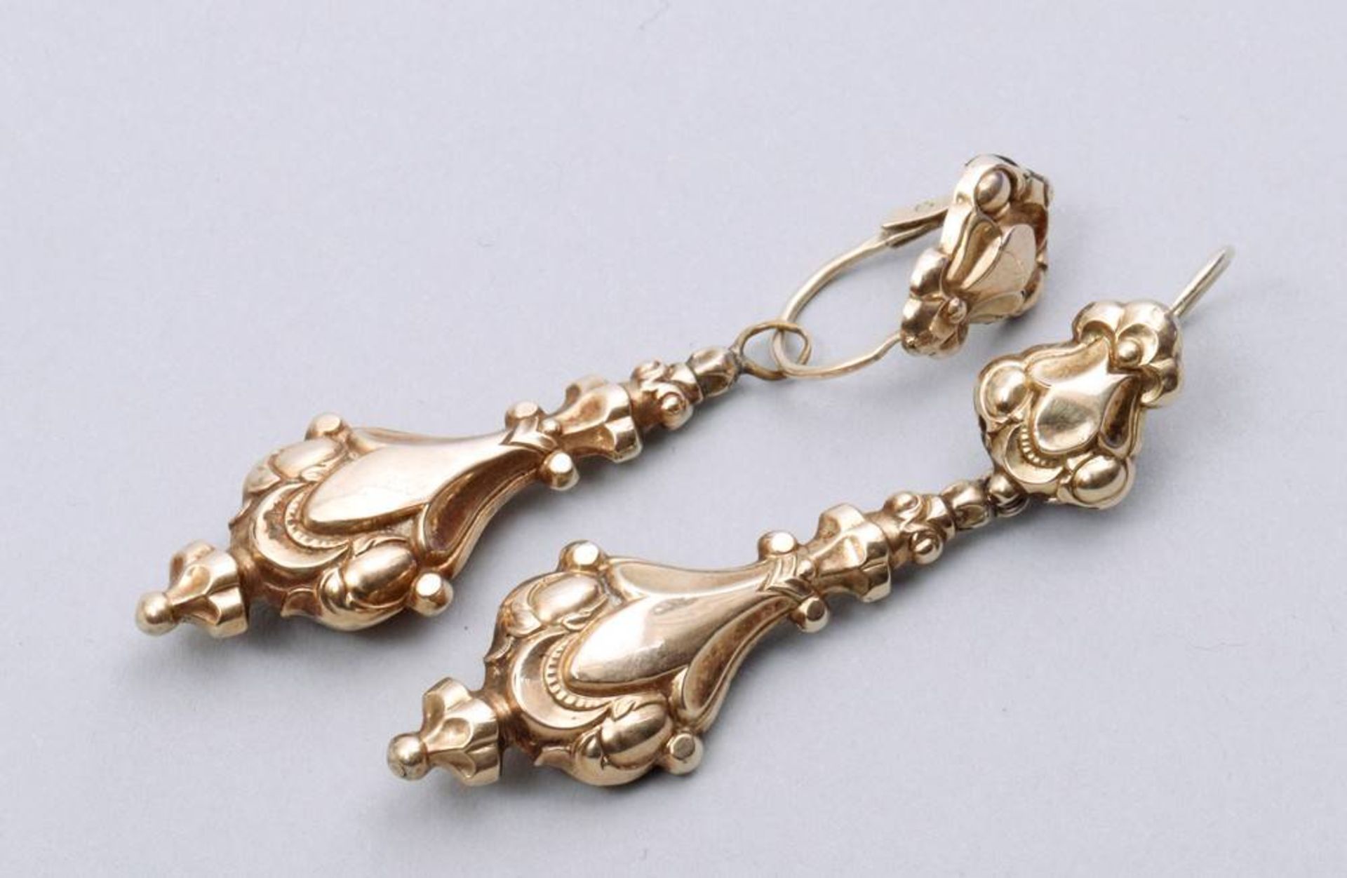 Biedermeier drop earrings