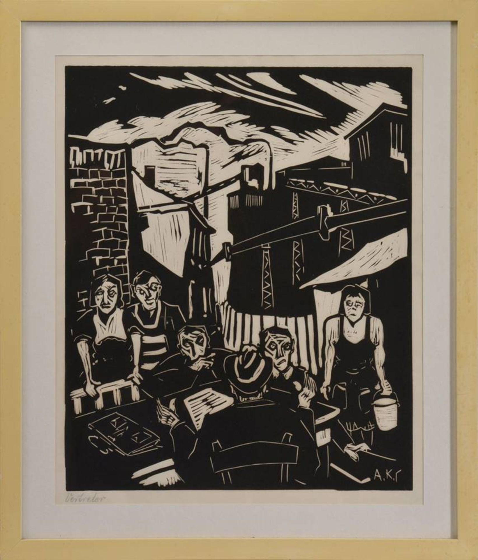 Albert Kelterbaum(1904 in Duisburg - 1972 in Wanne-Eickel), 11 linocuts, various sizes and