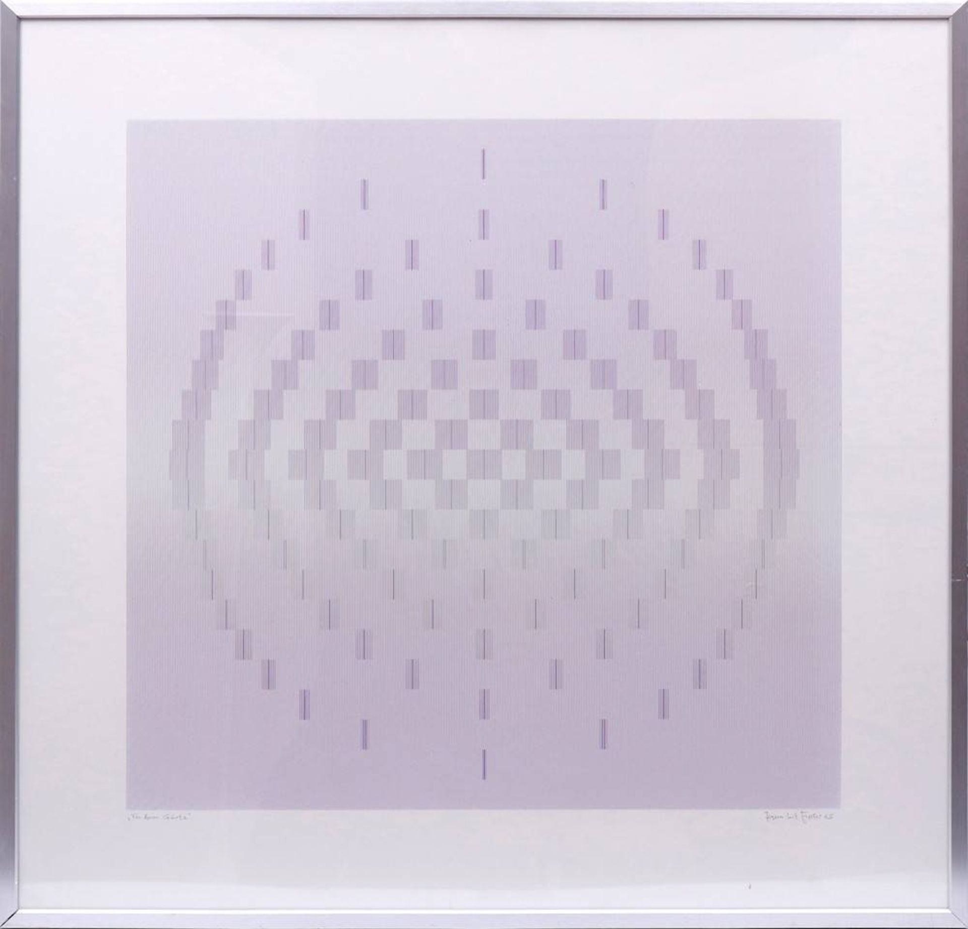 Jürgen Lit Fischer (1941, Frankfurt - 2005)"Farbklang" (colour sound), poss. 1970/80er Jahre,