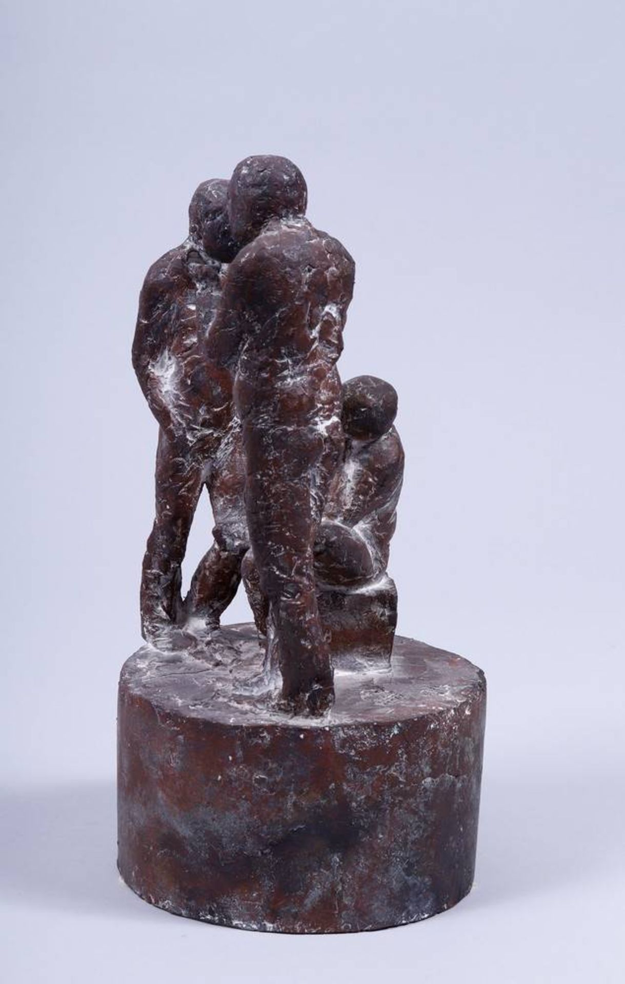 Christa Baumgärtel (b. 1947, Kaufbeuren) bronze, patinated, "Diskussion" (discussion), monogr. and - Bild 3 aus 7
